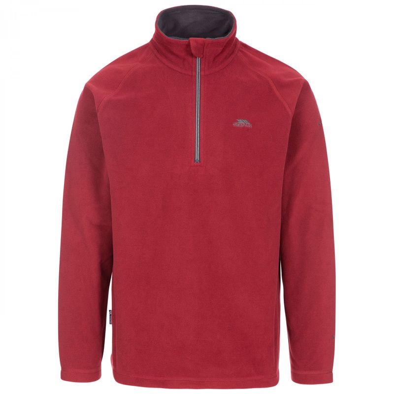Trespass Mens Blackford Microfleece  Merlot